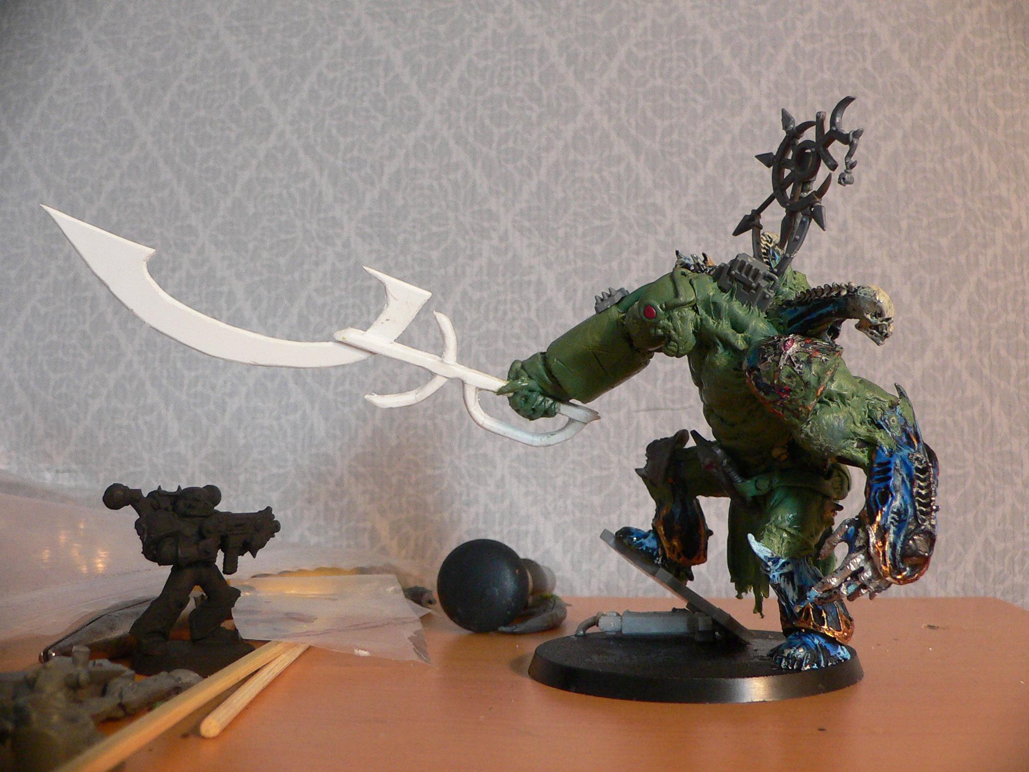 Daemon Prince, Emperor's Children, Greenstuff, Inquisition, Inquisitor, Lord, Retinue, Slaanesh, Slade, Witch Hunters