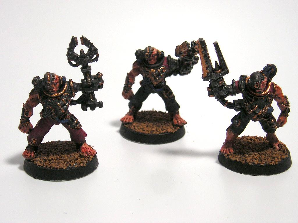 Adeptus Mechanicus, Enginseer, Servitors, Tech Marine