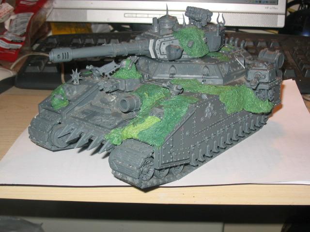 Baneblade, Chaos, Nurgle, Work In Progress