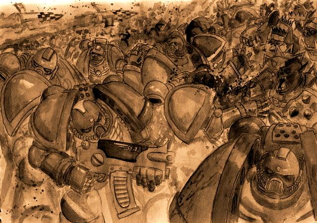 Artwork, Space Marines