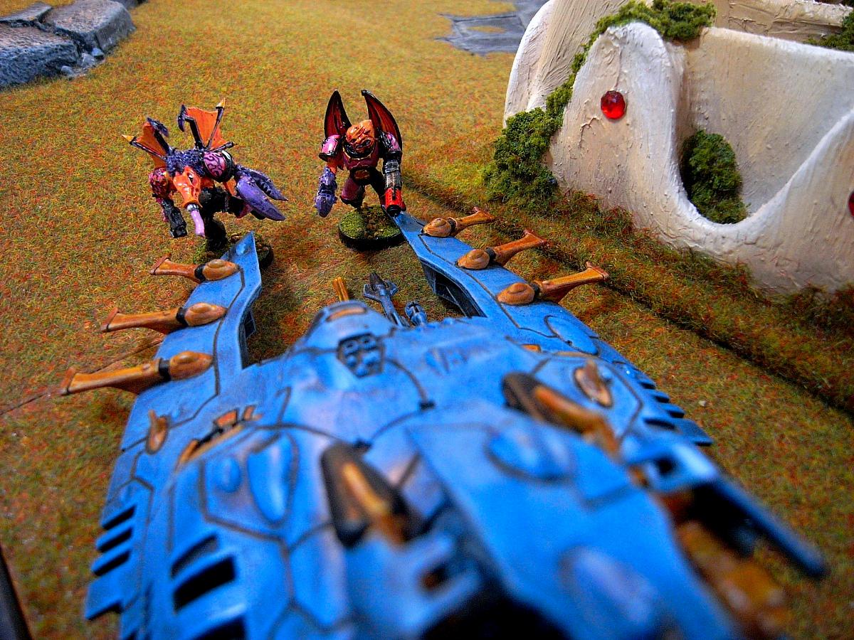 Battle Report, Eldar, Slaanesh, Wave Serpent