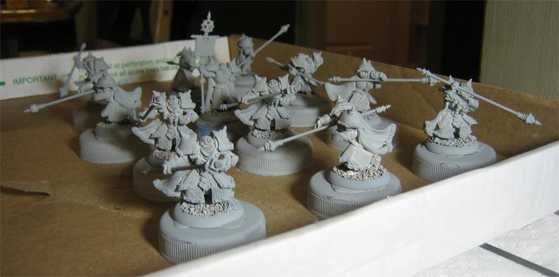 Iron Fang Pikemen, Khador, Warmachine, Work In Progress
