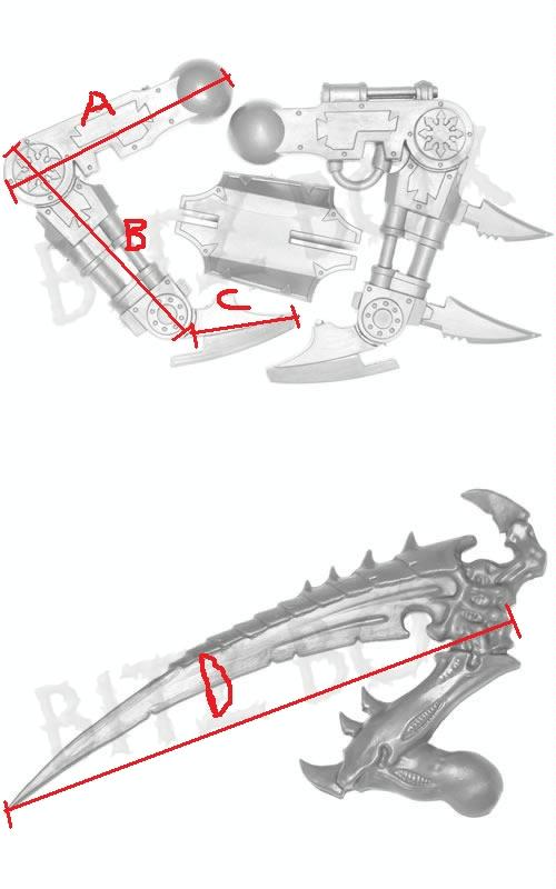 defiler back leg and carnifex scything talon 