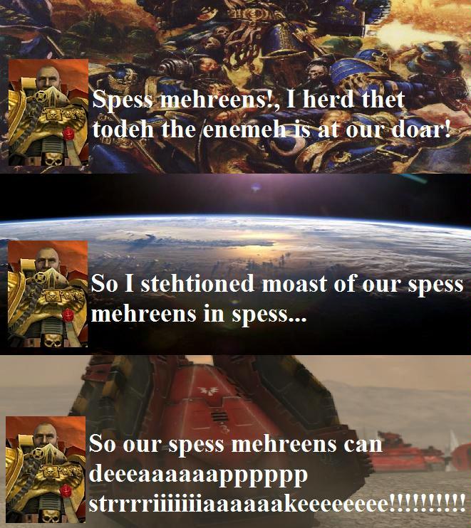 Humor, Space Marines