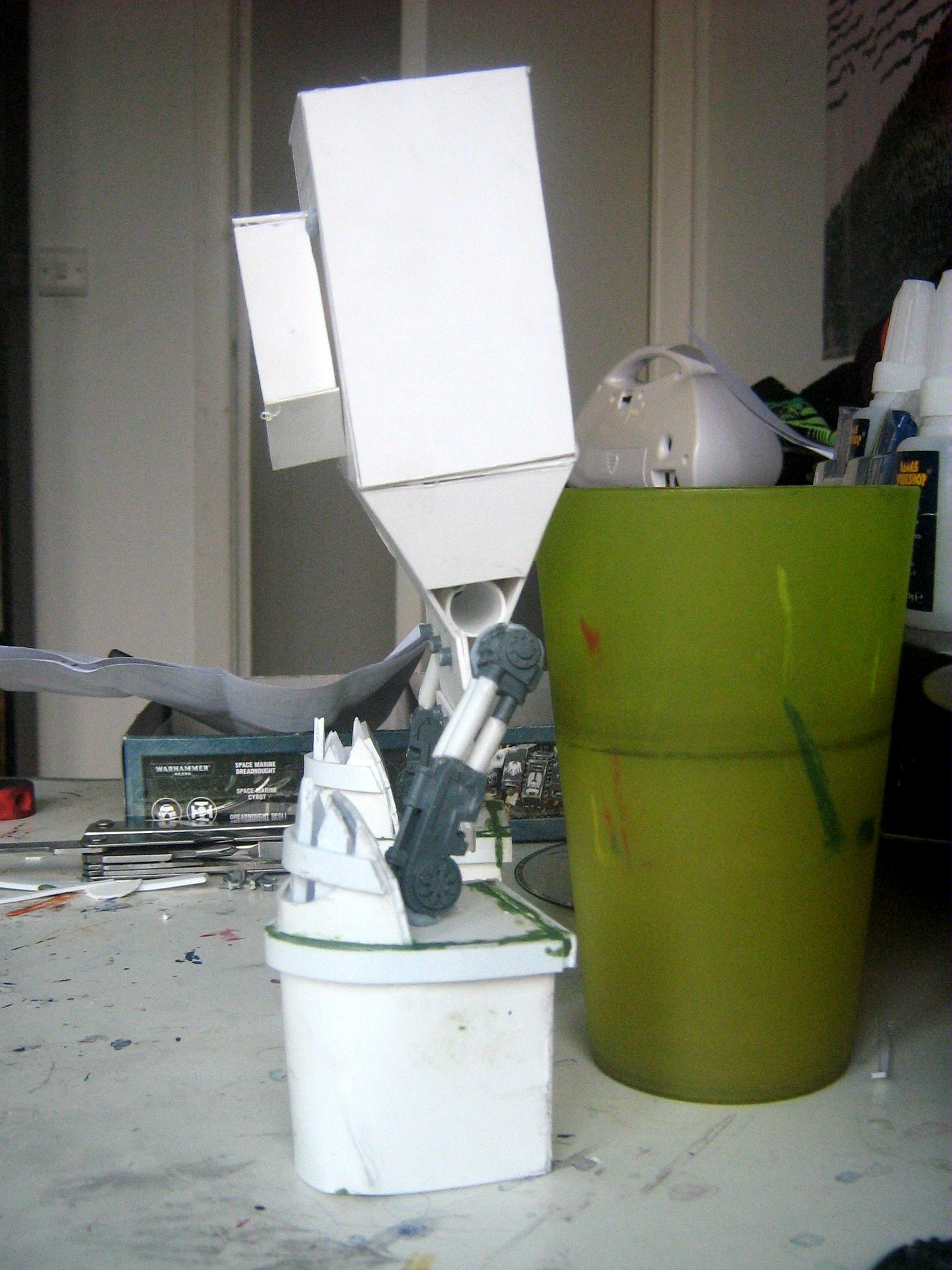 Chaos, Corsairs, Defiler, Helmet, Knights, Paladin, Parts, Pauldrons, Plasticard, Red, Scratch, Titan, Work In Progress