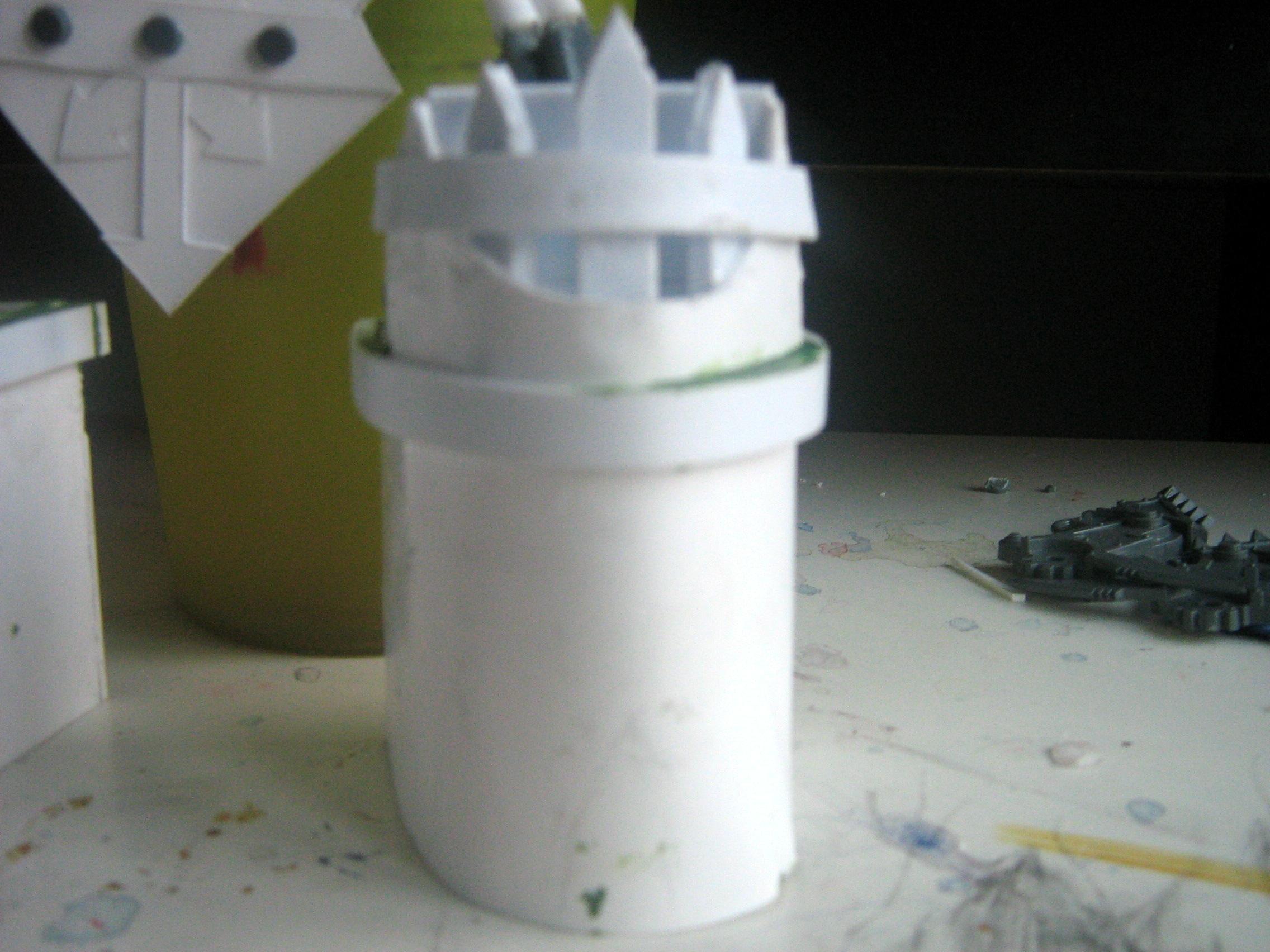 Chaos, Corsairs, Defiler, Helmet, Knights, Paladin, Parts, Pauldrons, Plasticard, Red, Scratch, Titan, Work In Progress