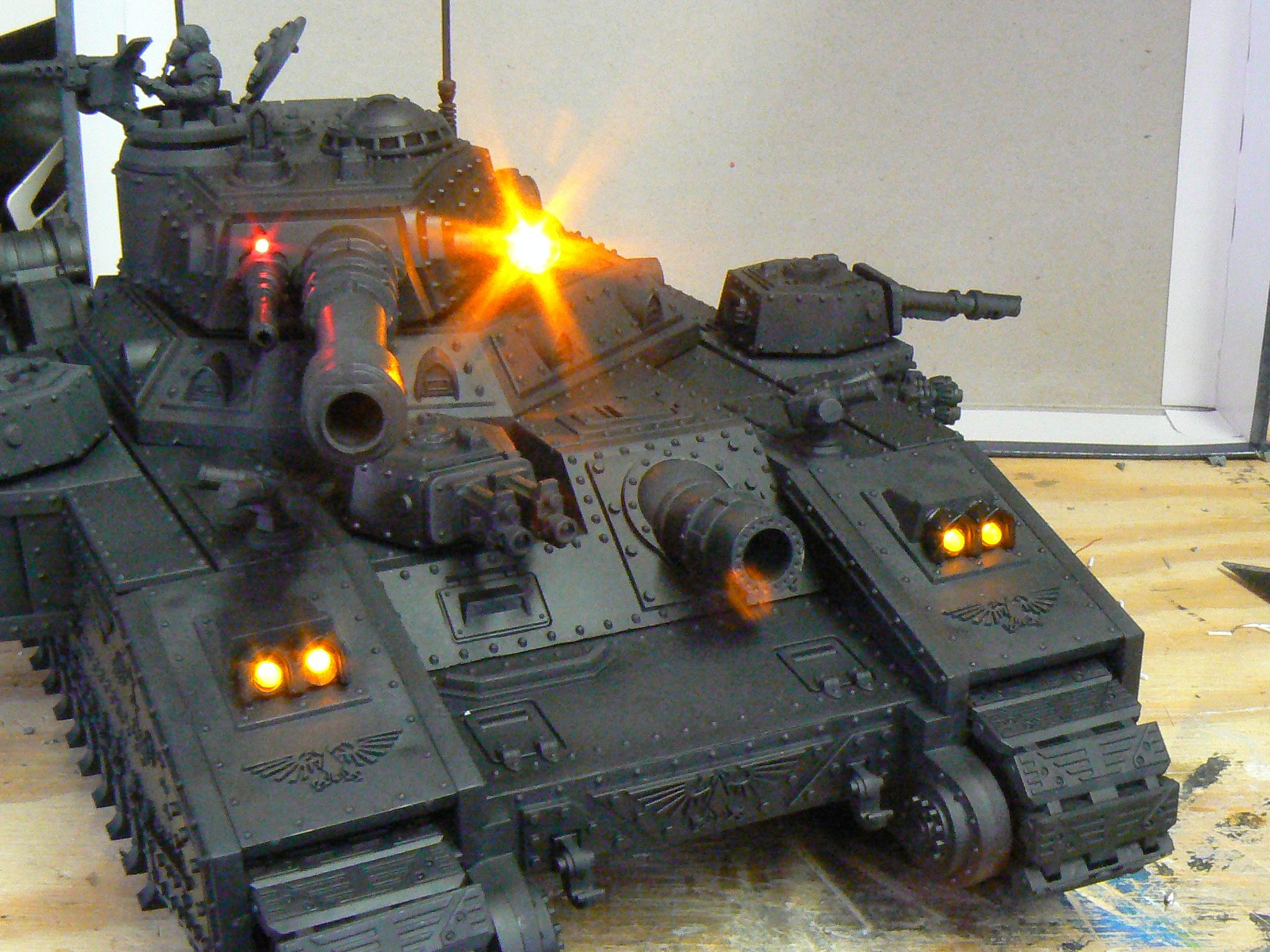 Baneblade, Imperial Guard, LED, Lighting