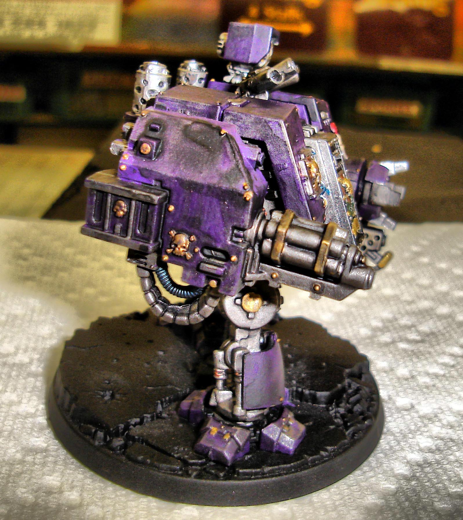 Assult Cannon, Dreadnought, Purple, Spacemarine