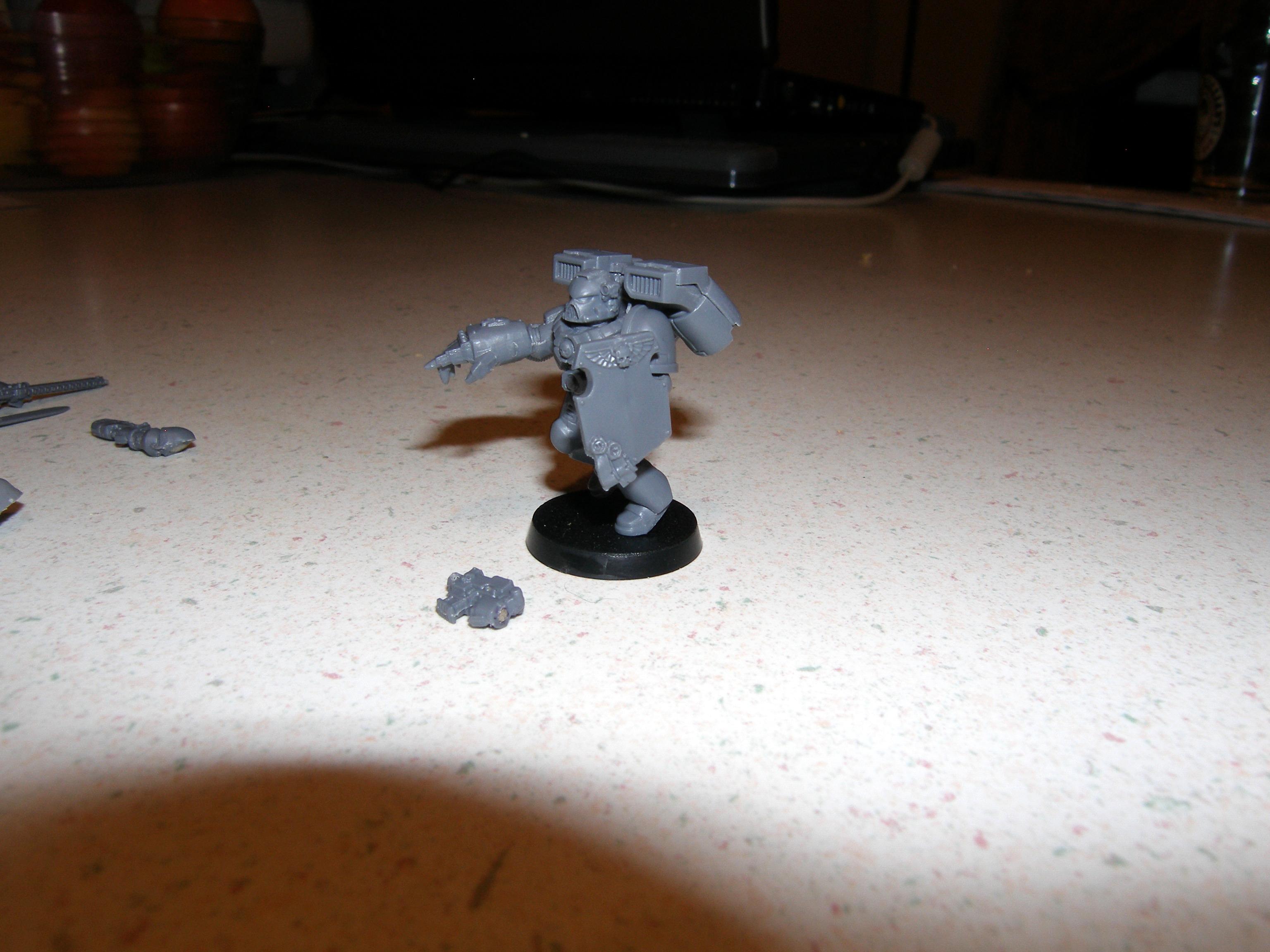 Playing with Magnets - Sgt w/ combat shield hand