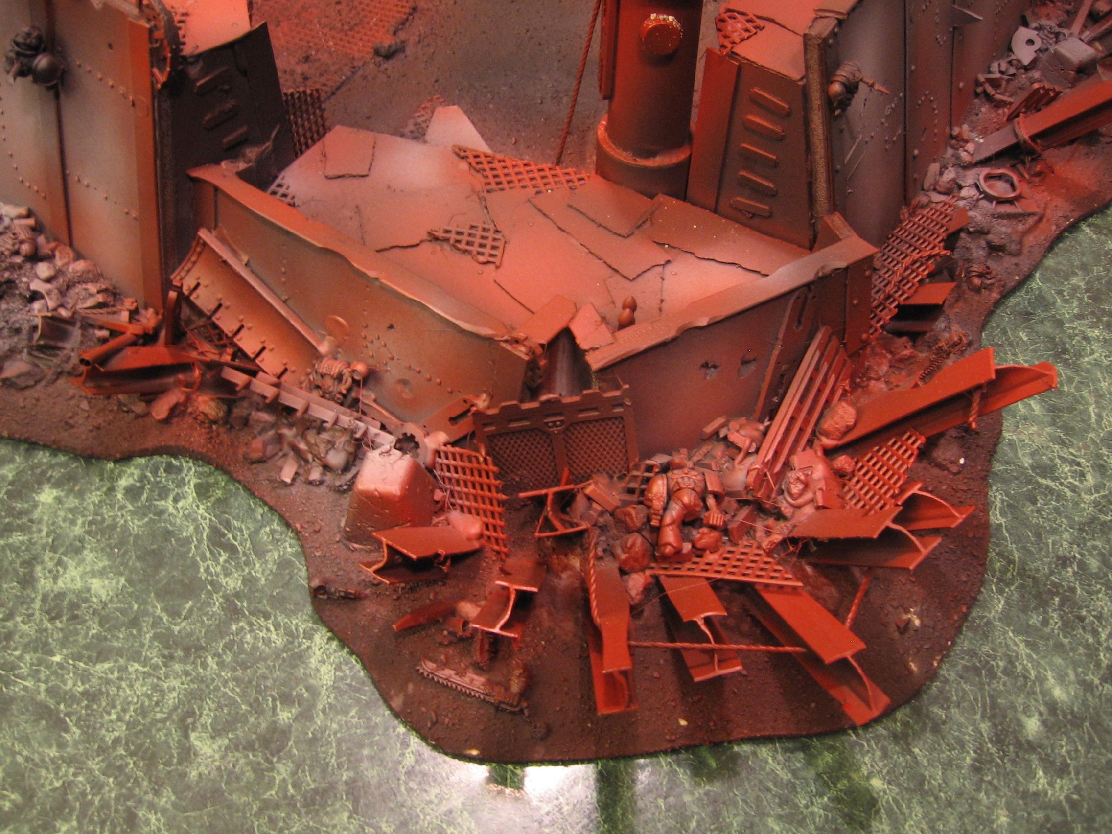 40k Orks, Airbrush, Fort, Fortress, Ork Fort, Ork Fortress, Orks, Orky, Terrain, Warhammer 40,000