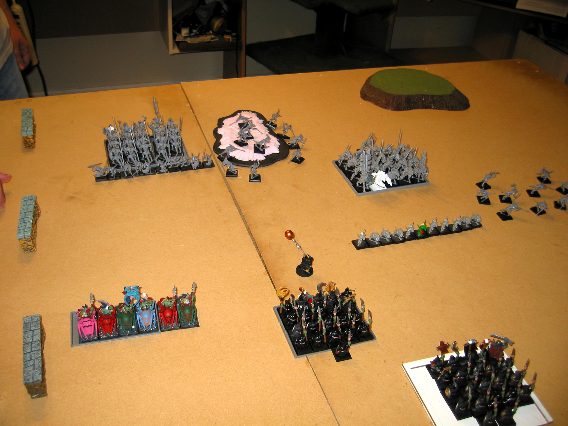 Battle, foes approach