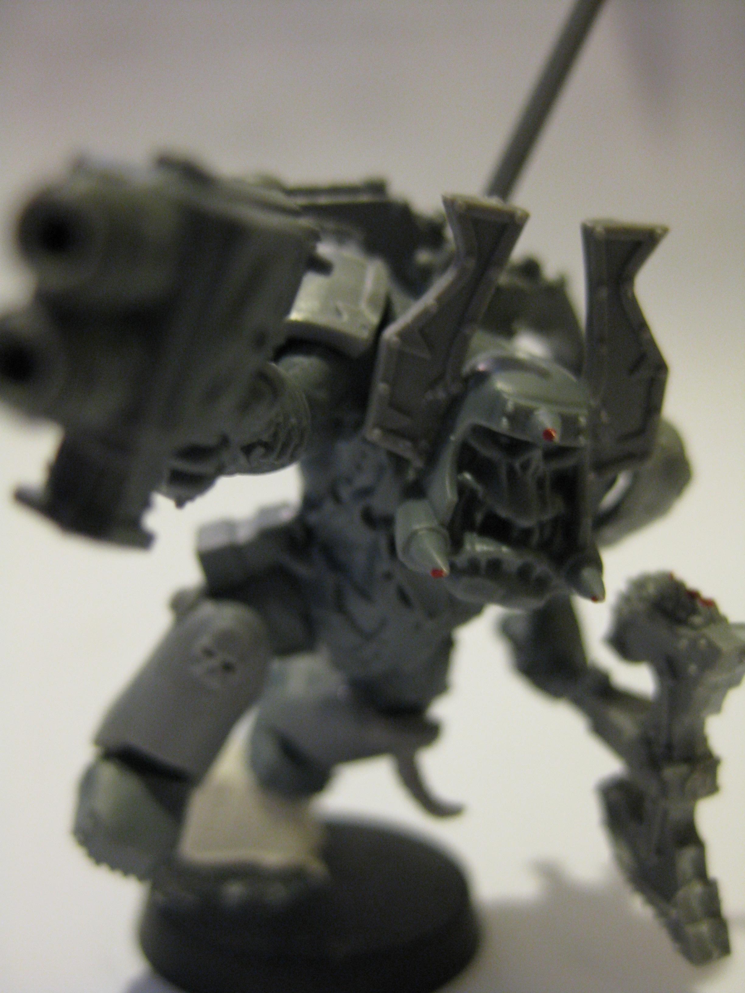 Chaos, Khorne, Orks, Beserka' Icon Bearer 2