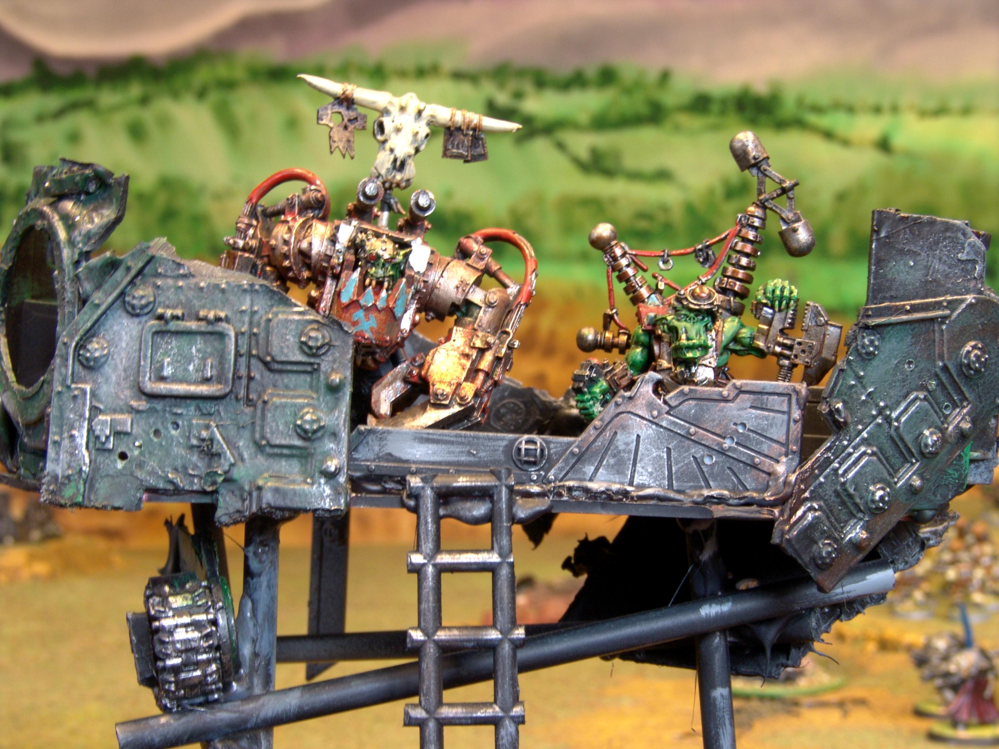 Warboss Wazdakka &amp; Big Mek Wingnutz