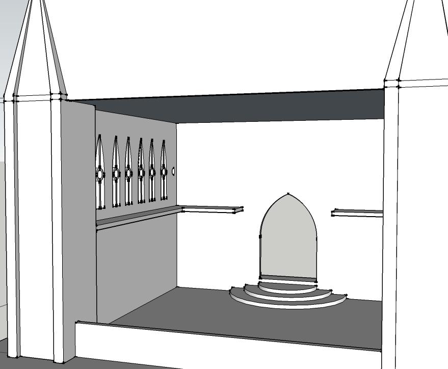Cathedral SketchUp interior
