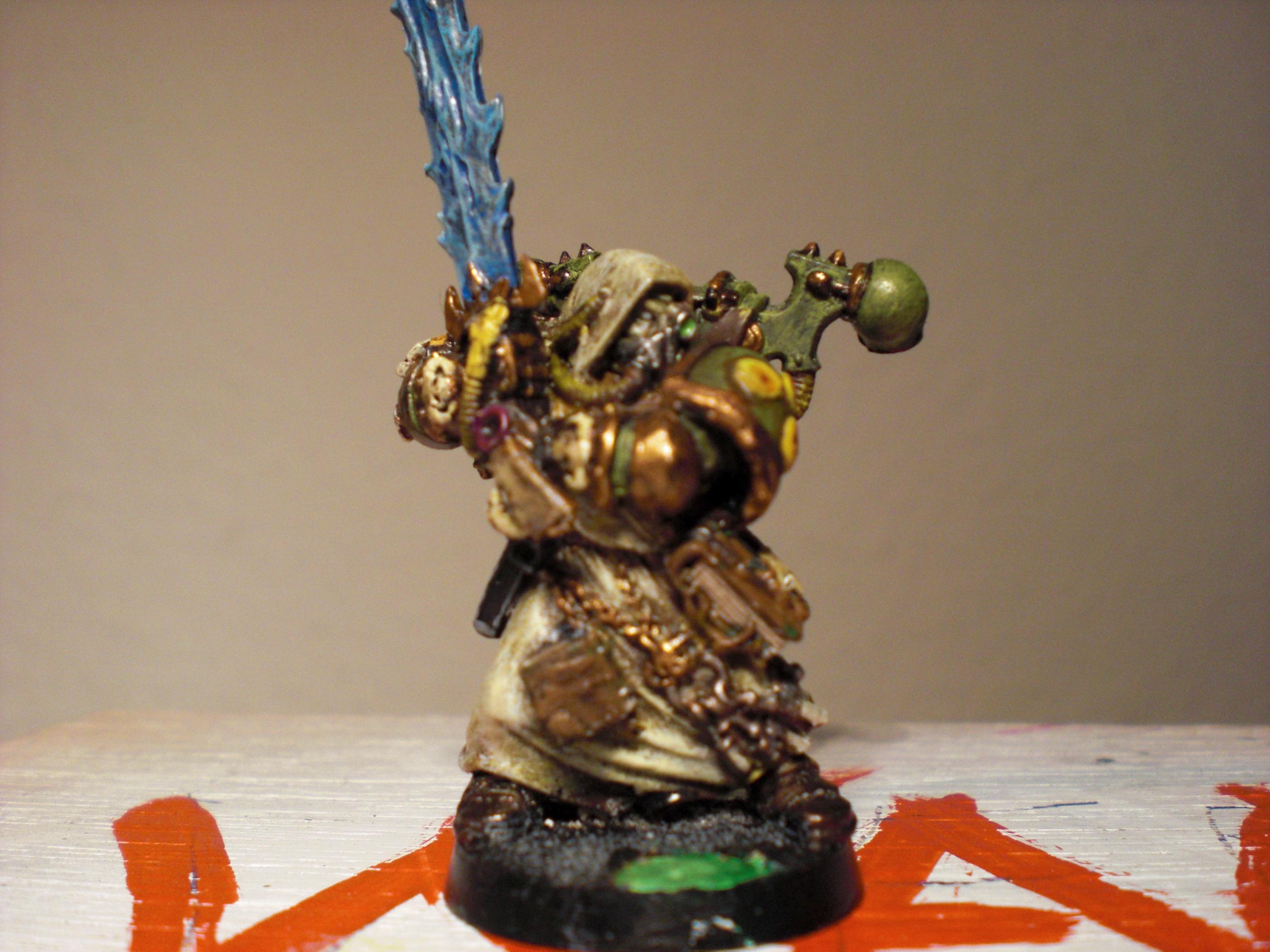 Blurred Photo, Chaos Space Marines, Nurgle, Sorcerer, Warhammer 40,000