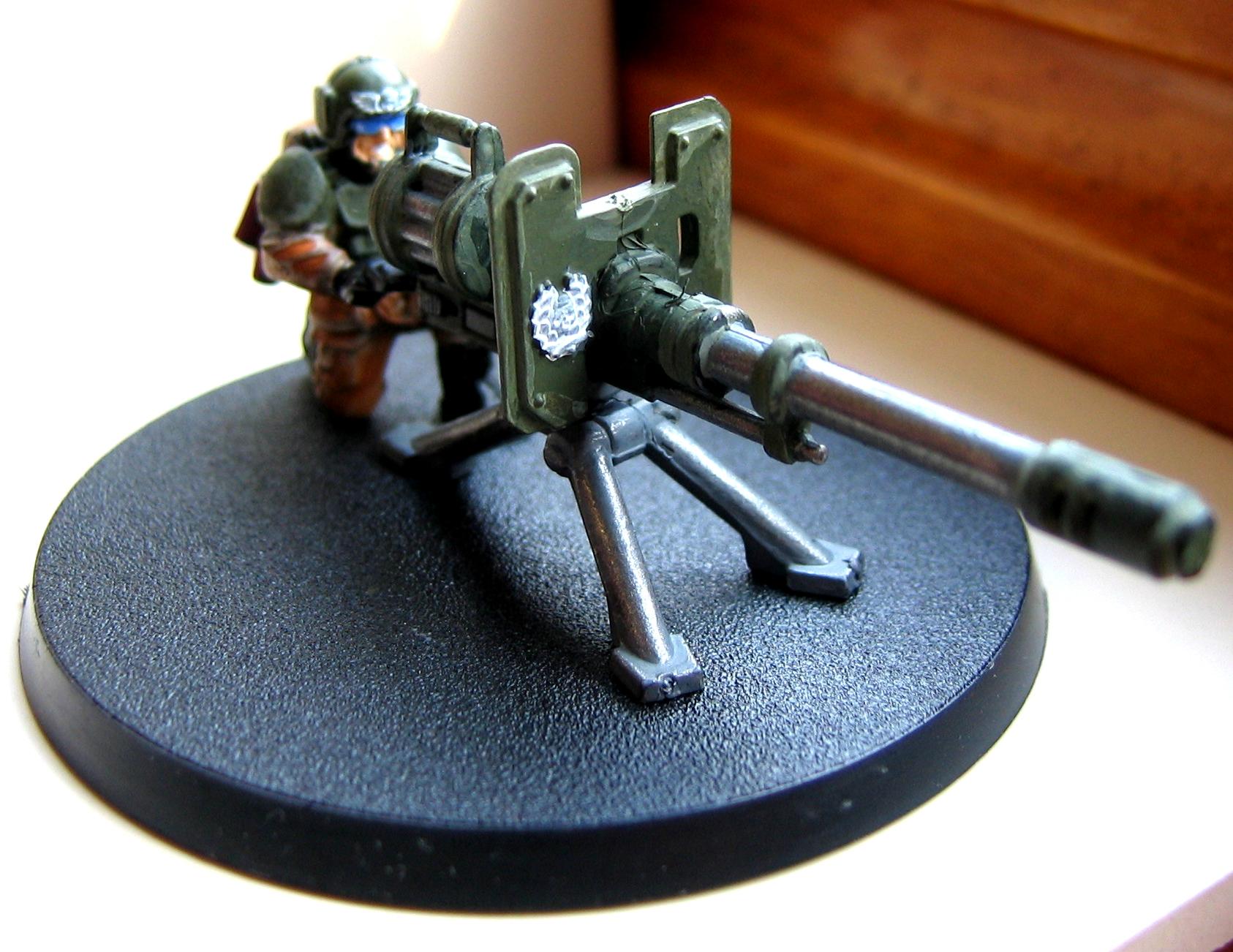 Autocannon, Cadians, Heavy Weapon, Imperial Guard, Work In Progress