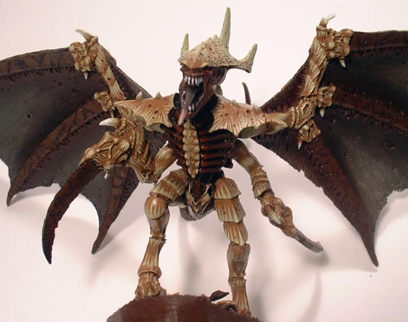 Warhammer 40k Army Tyranids Winged Hive Tyrant Painted 