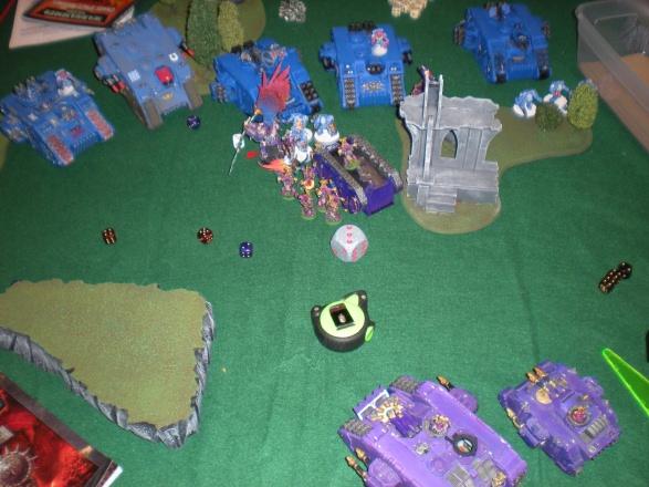 Battle, Game, Adepticon2009GladiatorGame1turn3