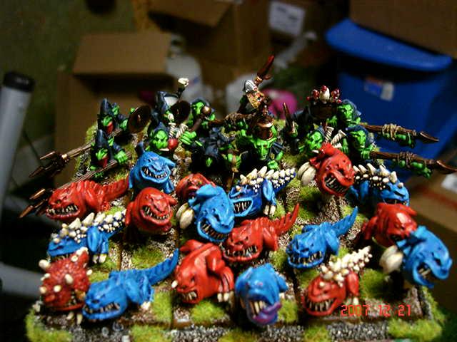 Diorama, Night Goblins, Squigs, Warhammer Fantasy