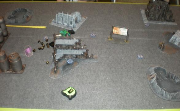 Game Table, Terrain, Glad game 2 setup