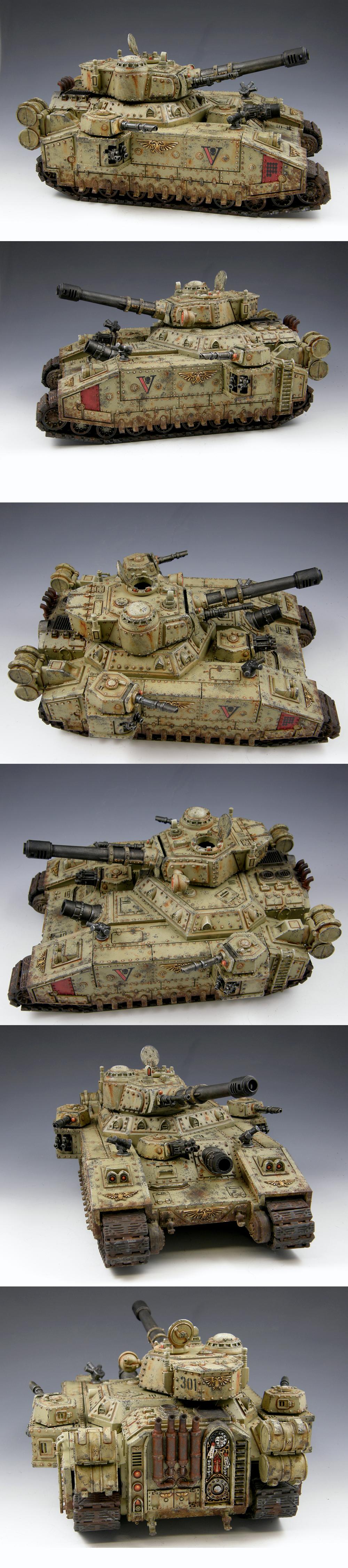 Baneblade, Imperial Guard, Sponge Weathering, Vostroyen