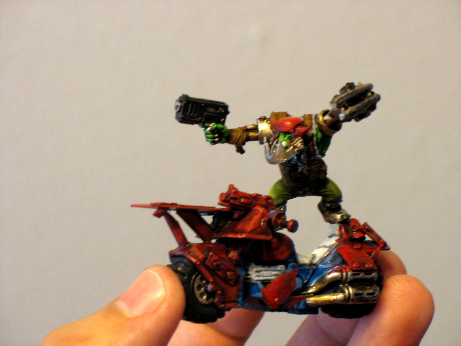 Mob, Orks, Warbike, Nob 6