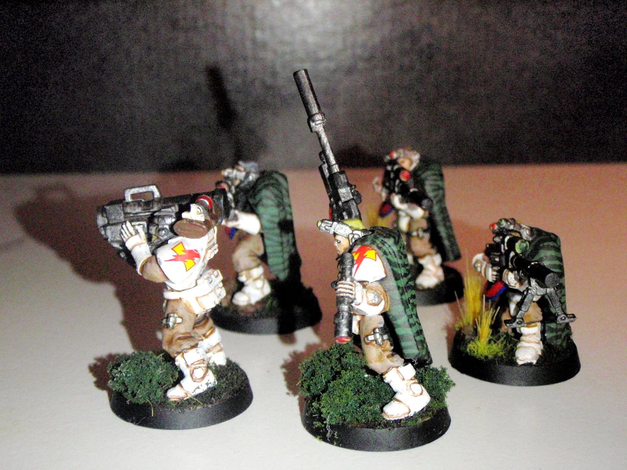 Scouts, Snipers, Squad, Tactical, Troops, Whate Scars