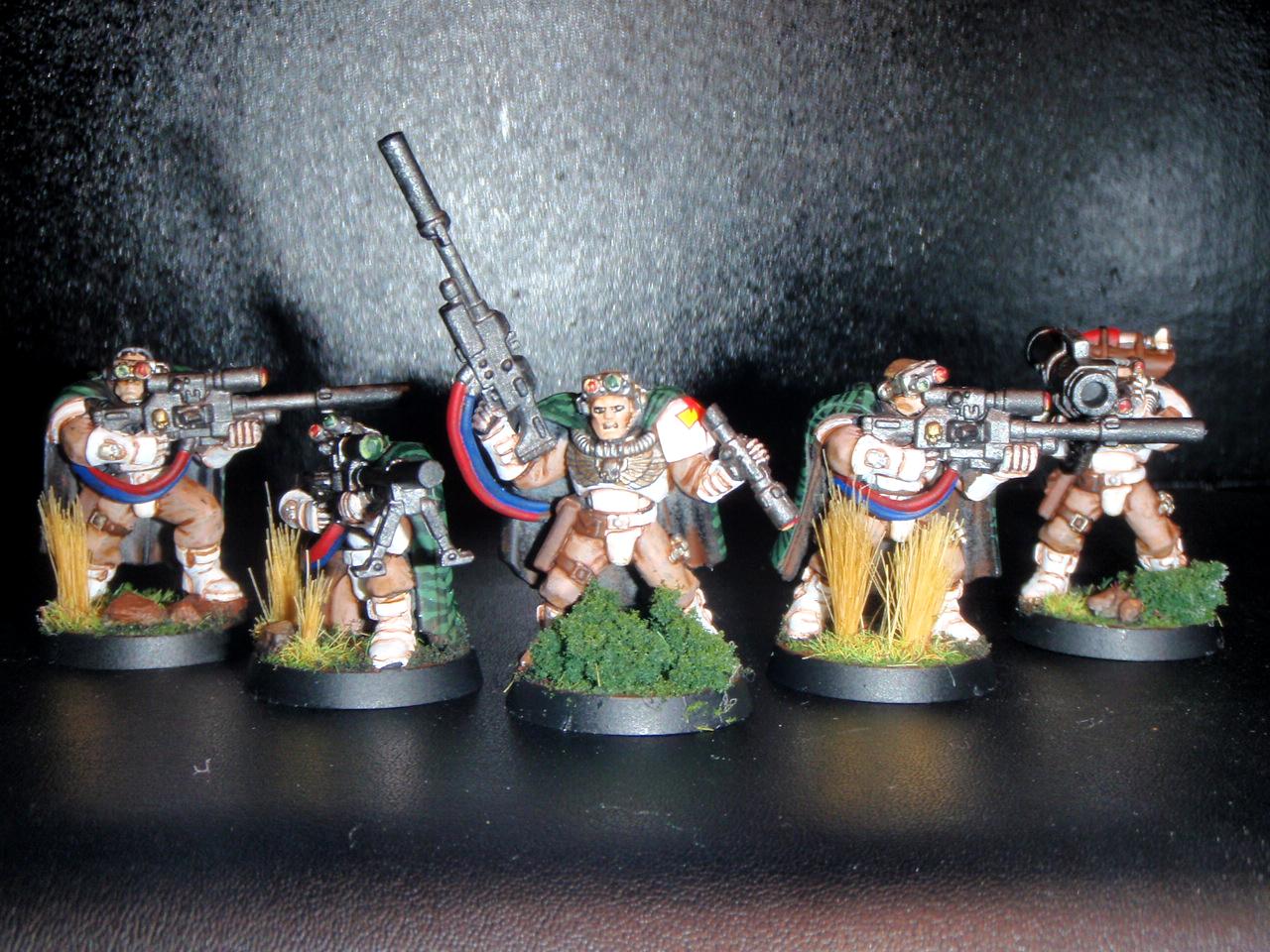 Scouts, Snipers, Squad, Tactical, Troops, Whate Scars