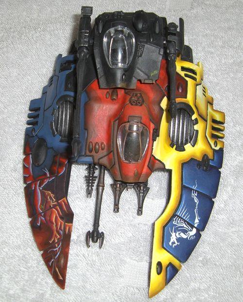 Eldar, Freehand, Warhammer 40,000, Wave Serpent