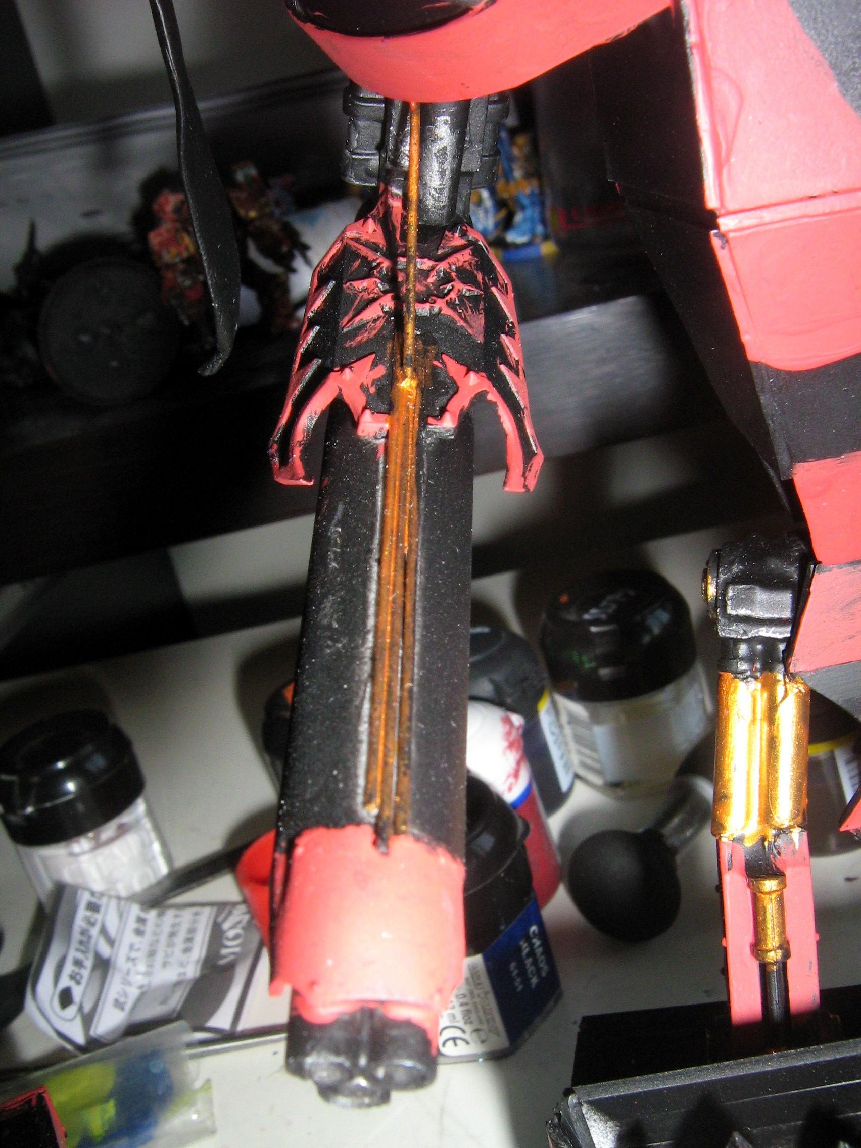 Corsairs, Finished, Knights, Paadins, Painted, Red, Titan, Warhammer 40,000, Warhammer Fantasy