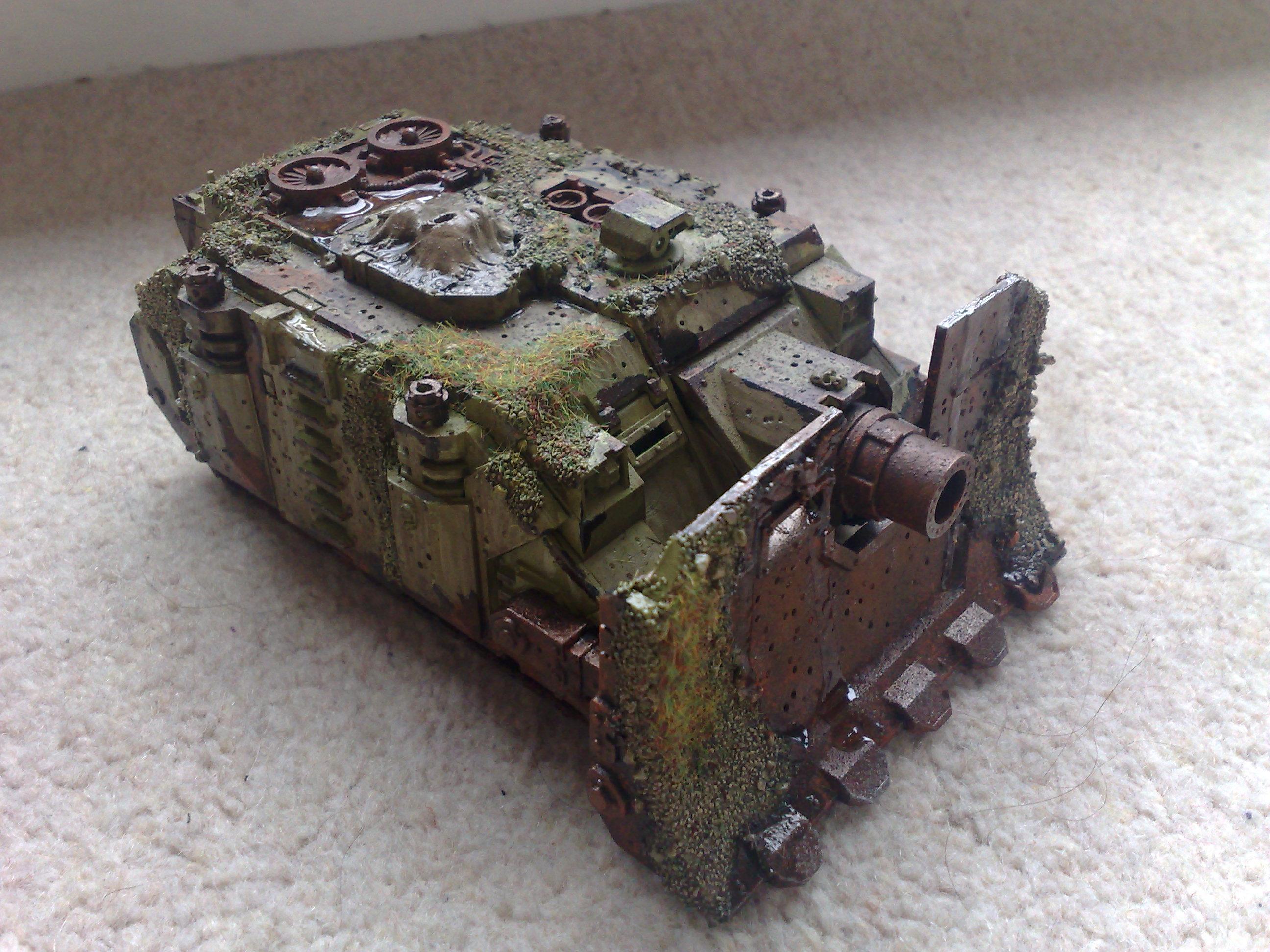 Chaos Space Marines, Conversion, Nurgle, Tank, Vindicator, Warhammer 40,000