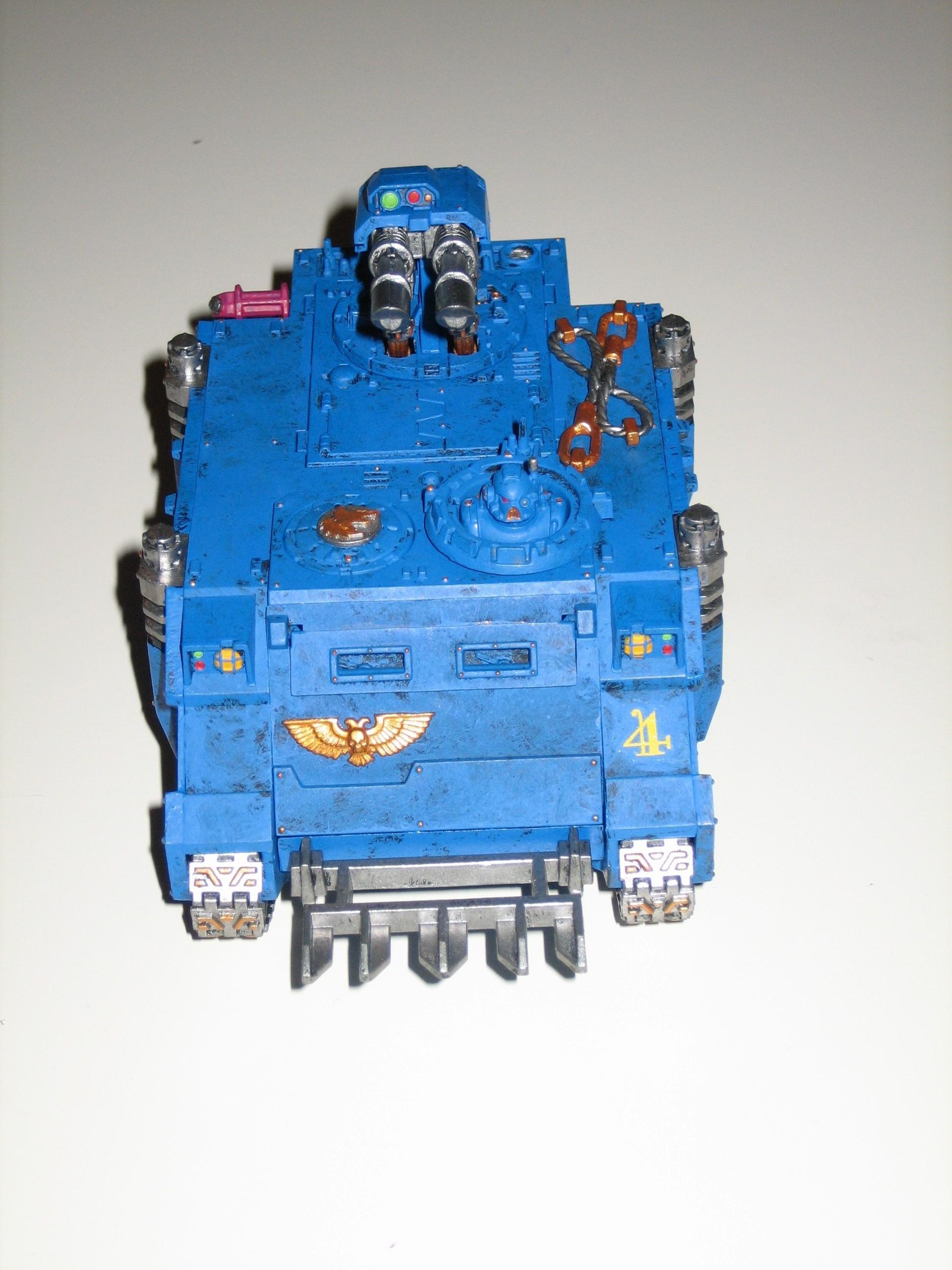 Space Marines, Tank, Razorback front side