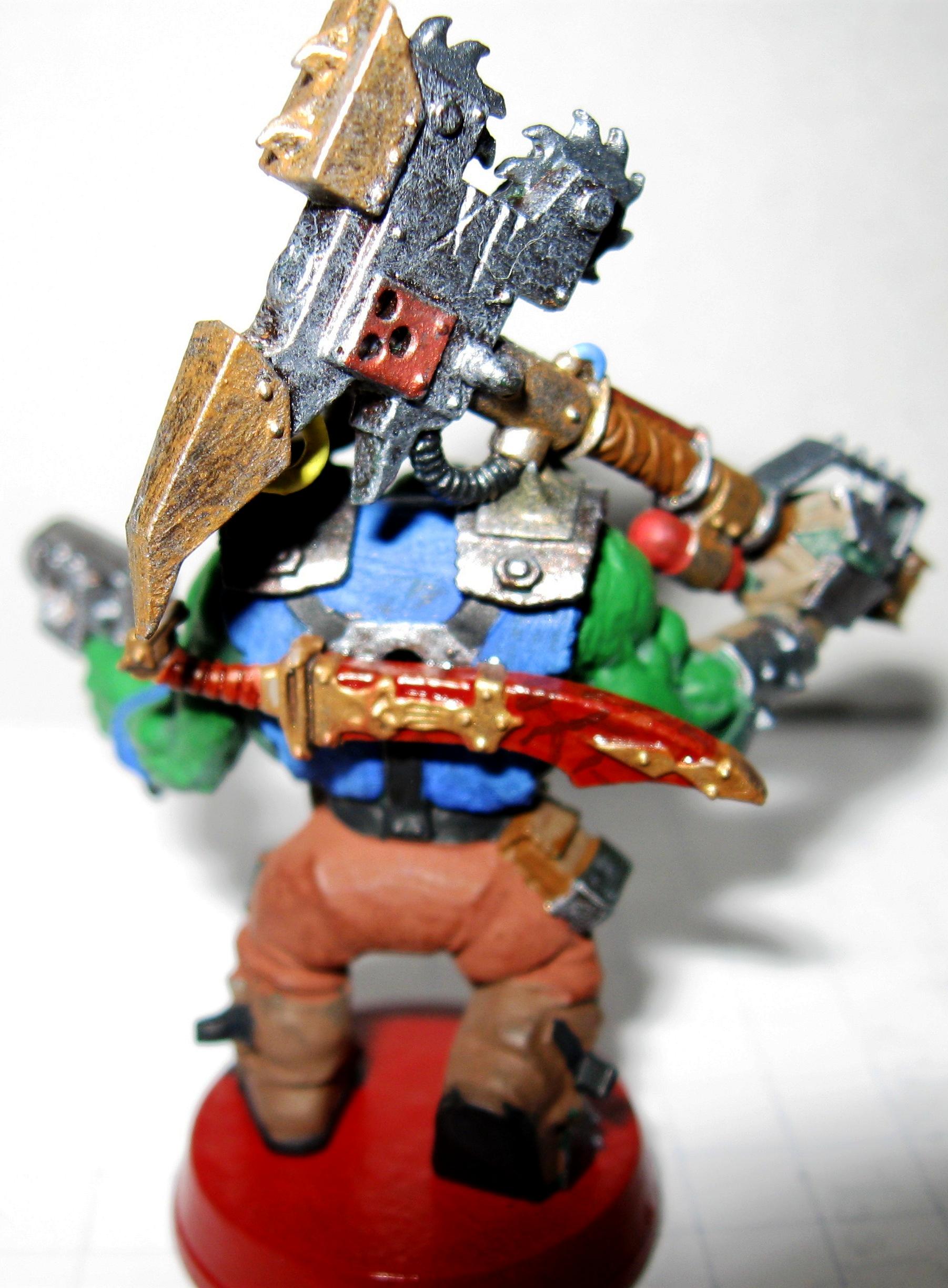 Orks, Nob with Bit Choppa Rear