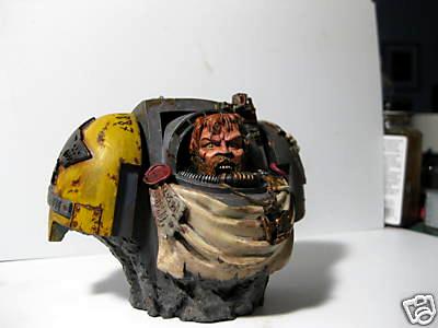 Bust, Forge World, Space Wolves, Terminator Armor