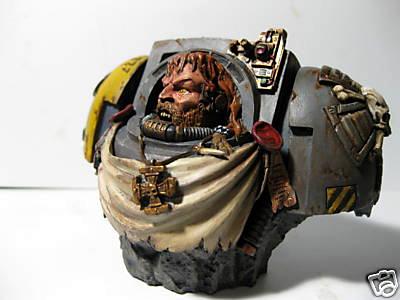 Bust, Forge World, Space Wolves, Terminator Armor