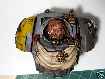 Bust, Forge World, Space Wolves, Terminator Armor