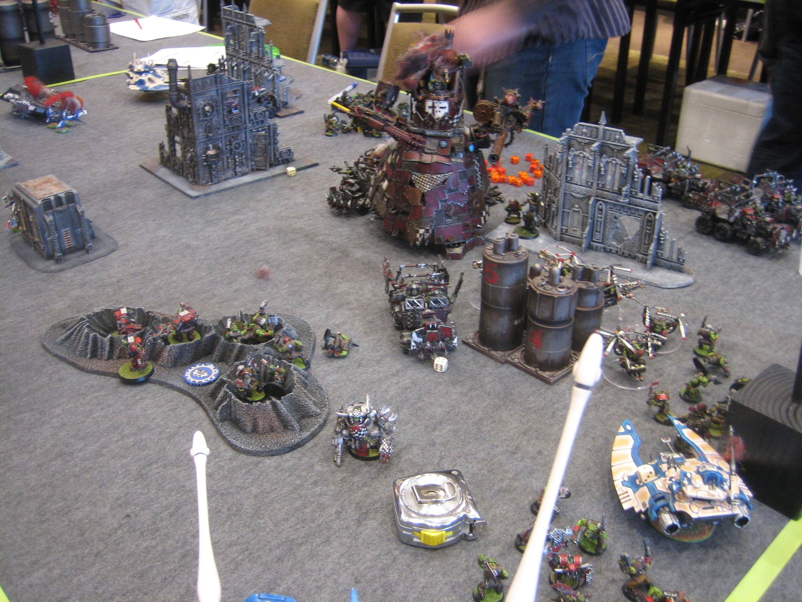 Adepticon 2009, Battle, Gladiator Tournament, Orks, Stompa, Warhammer 40,000