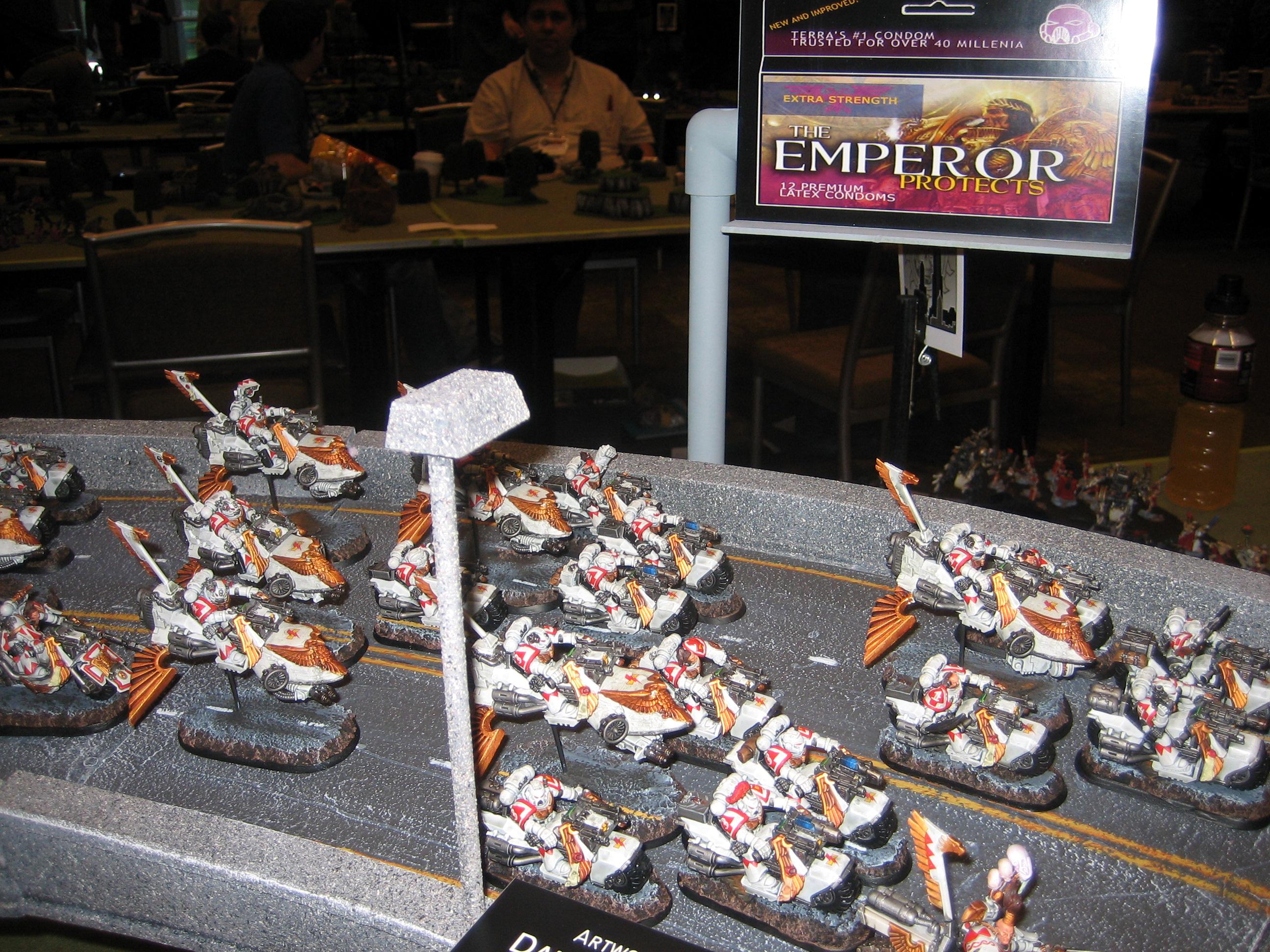 Adepticon 2009, Bike, Jetbike, Nsfw, Space Marines, Team Tournament, White Scar