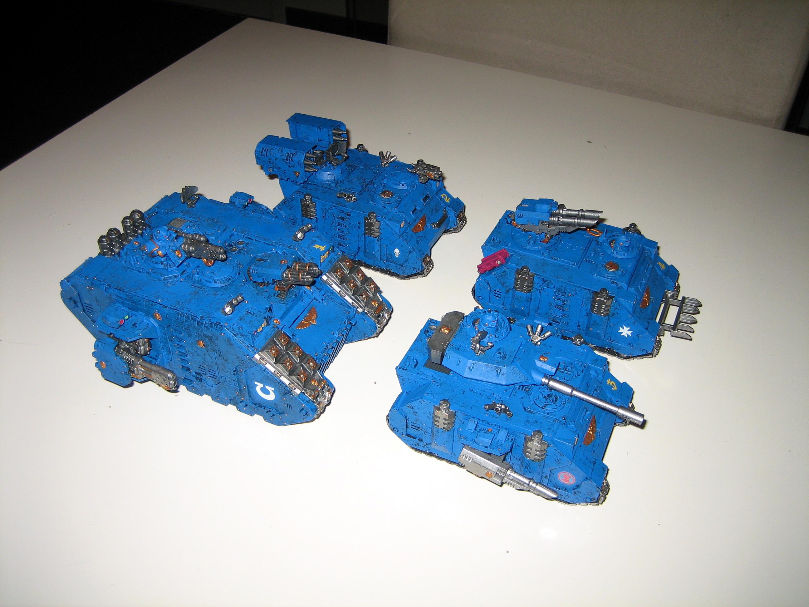 Space Marines, Tank, All my Tanks (left)