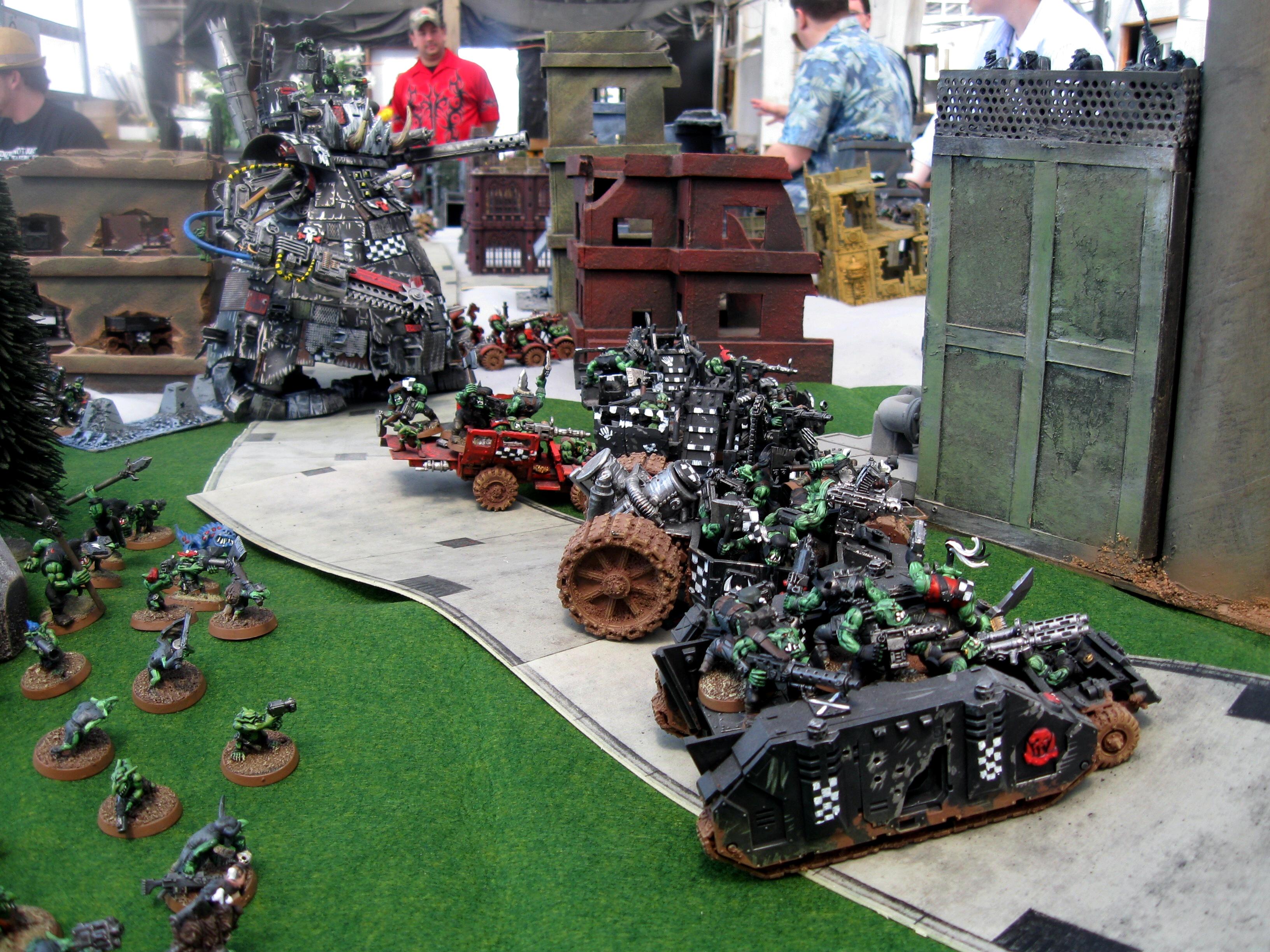 Apocalypse, Orks, Stompa, Trukk
