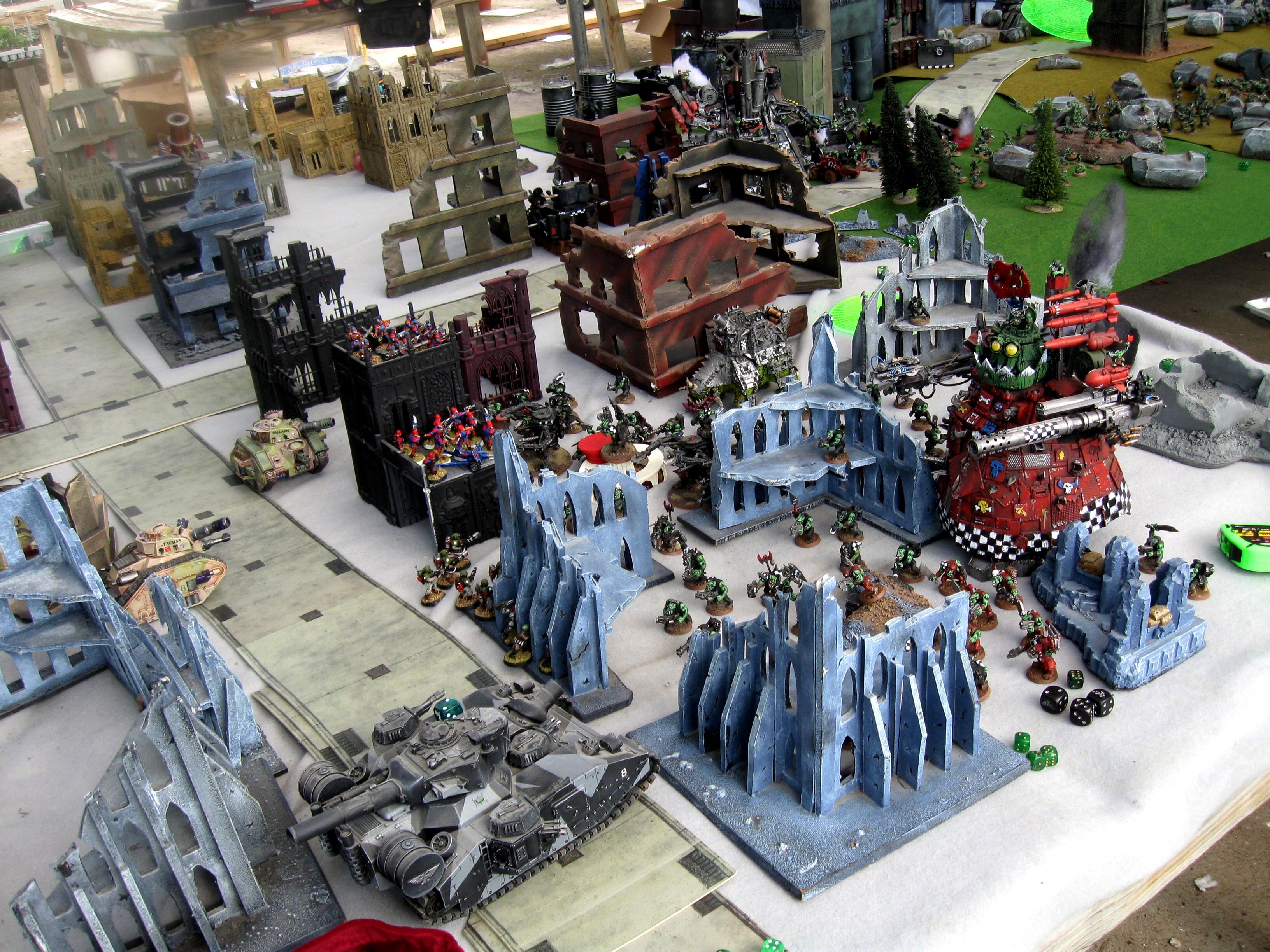 Battle, Imperial Guard, Orks, Warhammer 40,000