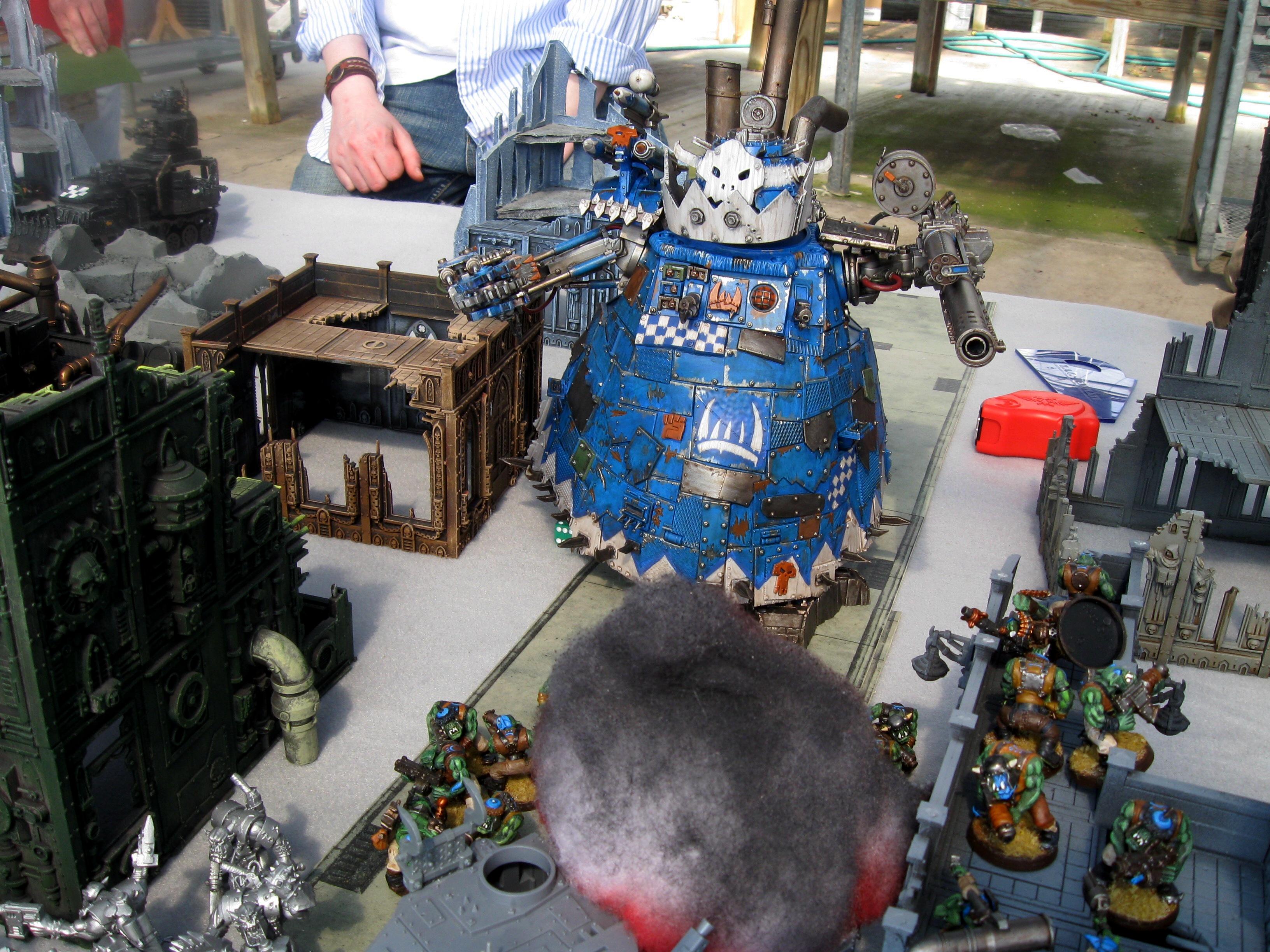 Blue, City, Orks, Stompa, Stompa Battle Report