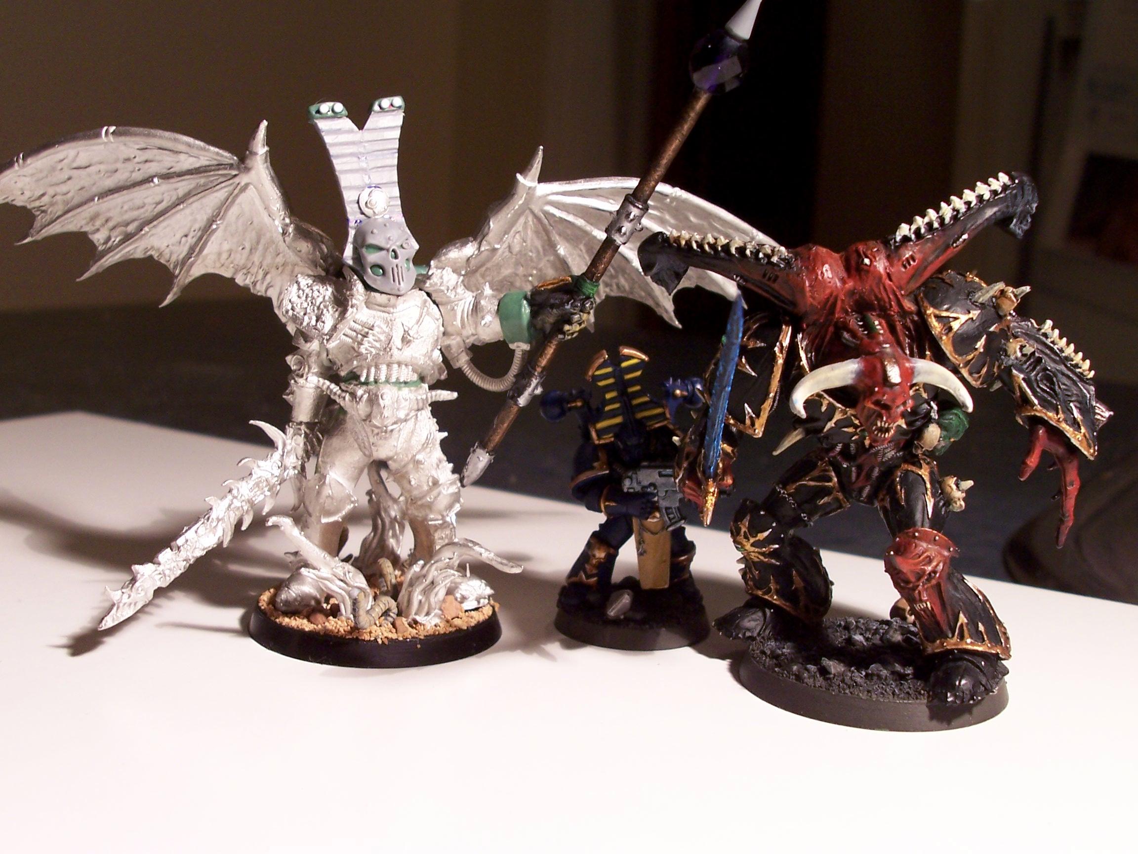 Chaos, Chaos Space Marines, Daemon Prince, Work In Progress