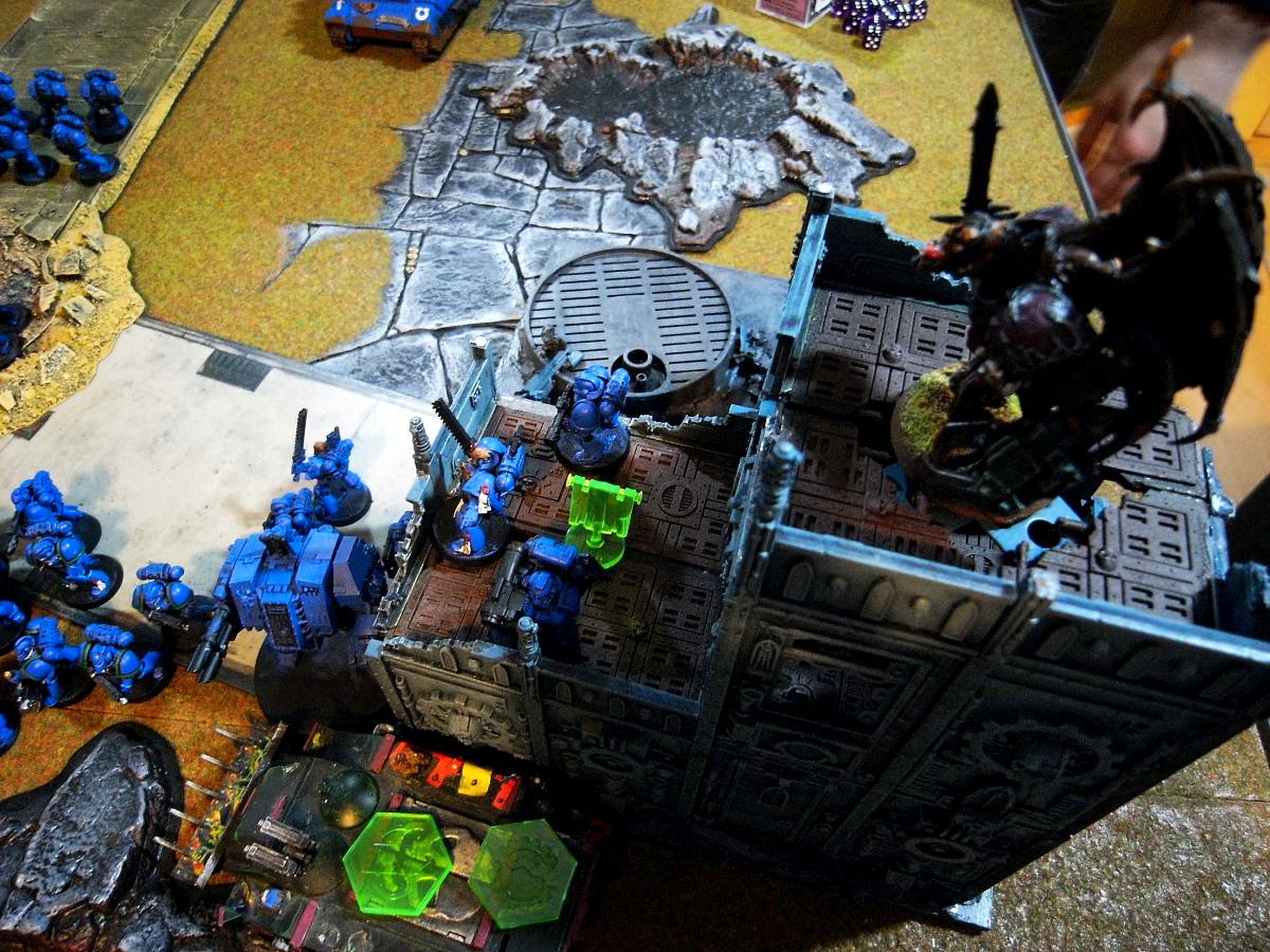 Battle Report, Chaos Space Marines, Space Marines, Warhammer 40,000