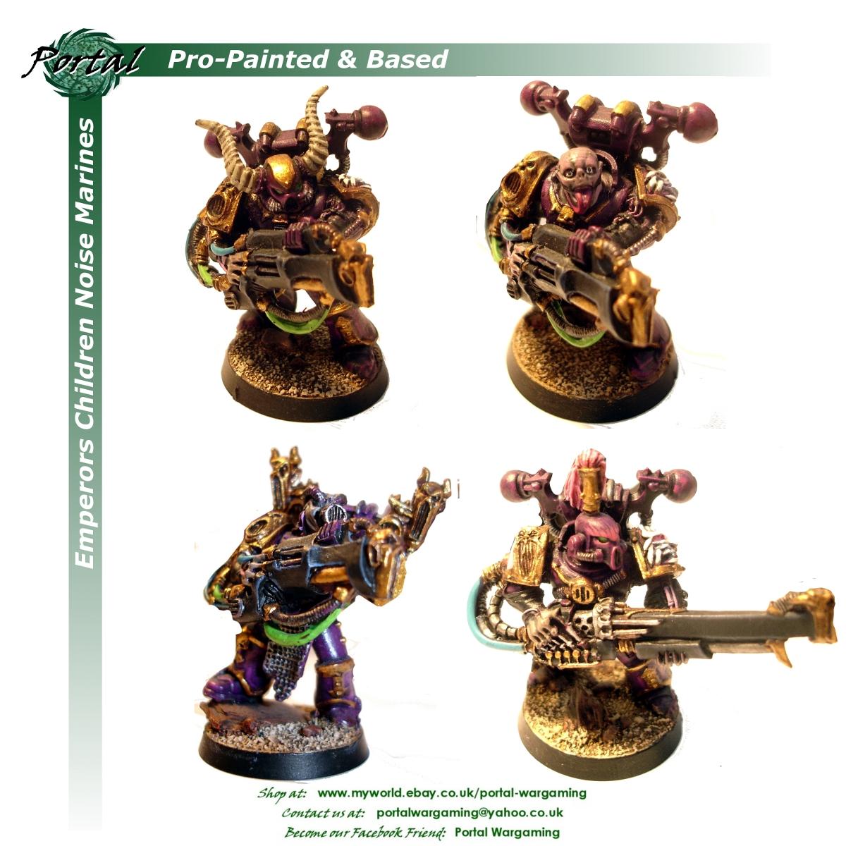 Chaos Space Marines, Emperor's Children, Pro-based, Pro-converted, Pro-painted, Warhammer 40,000