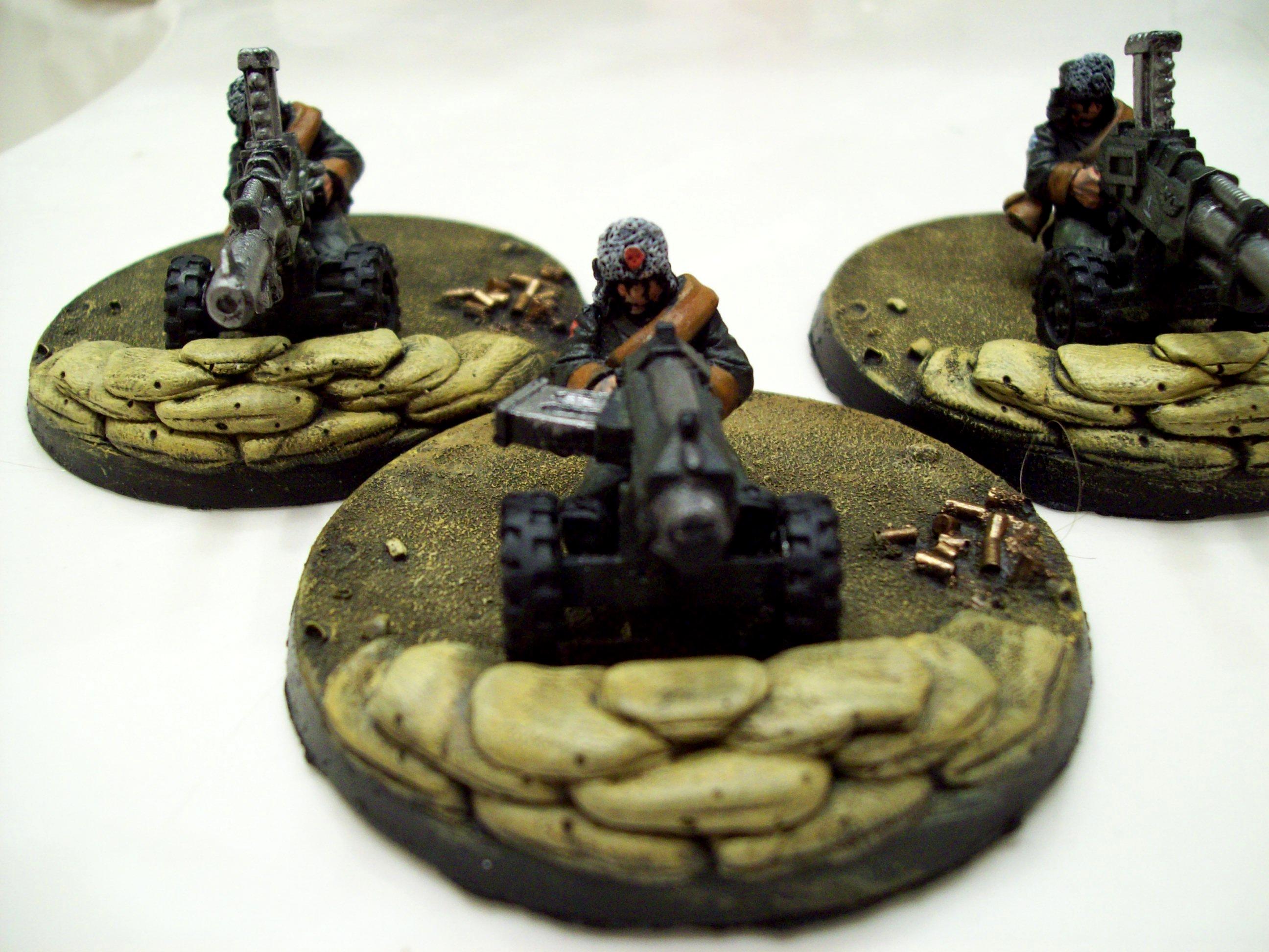 Heavy Weapon, Imperial Guard, Resin Bases, Valhallans