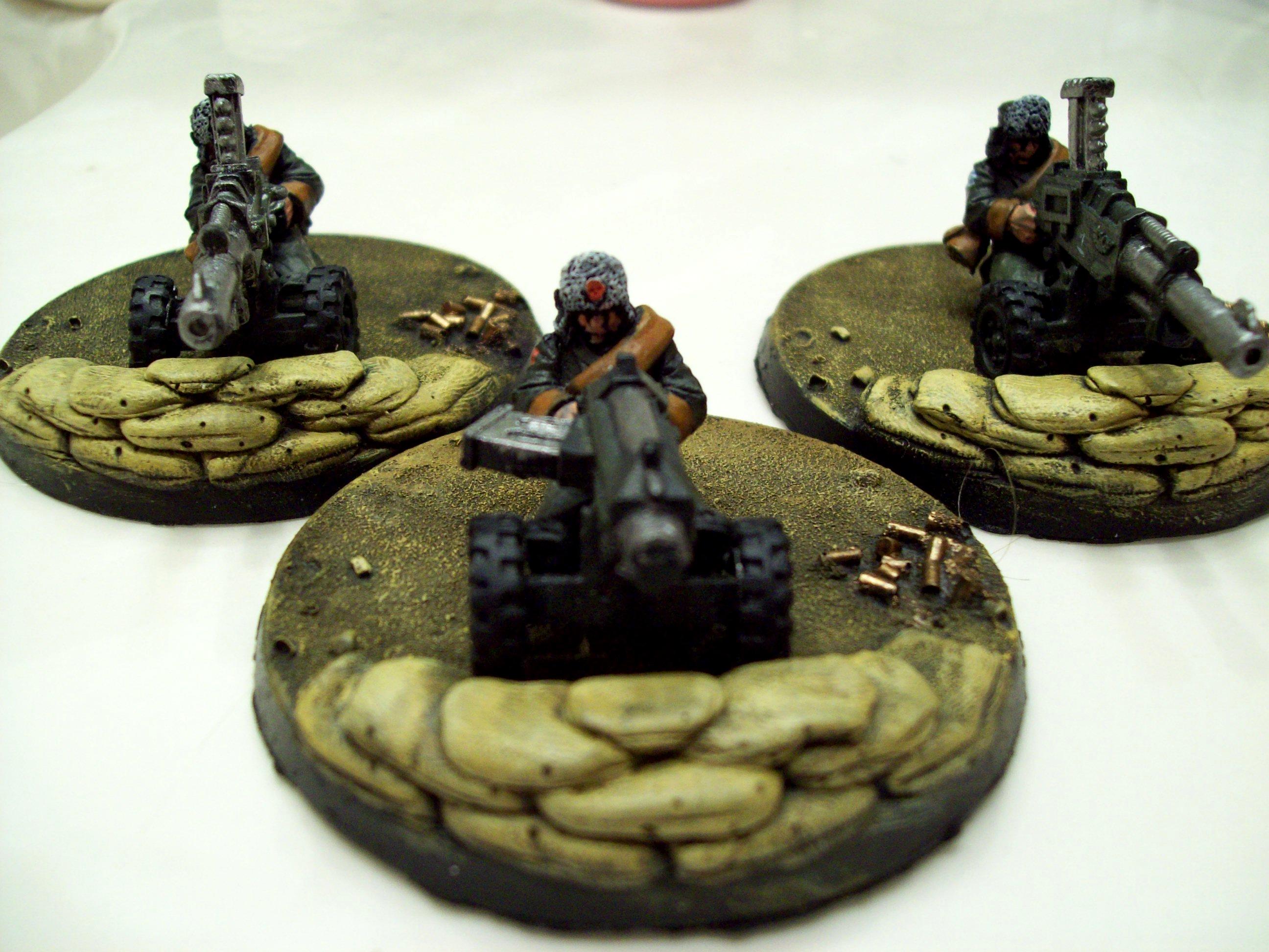 Heavy Weapon, Imperial Guard, Resin Bases, Valhallans