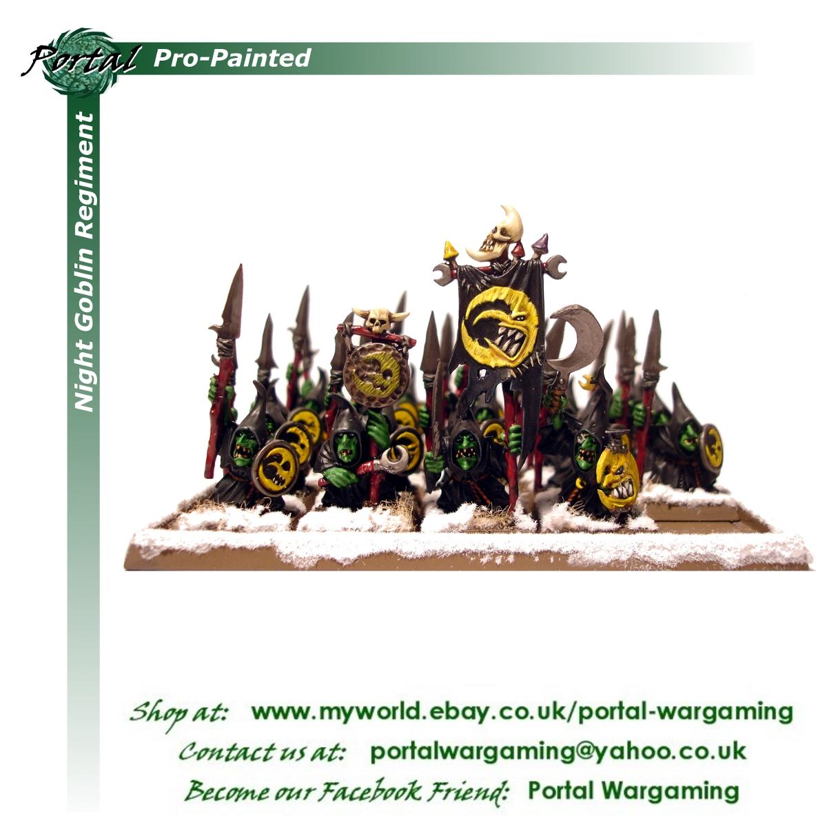 Night Goblins, Orcs &amp; Goblins, Pro-painted, Warhammer Fantasy, Wfb