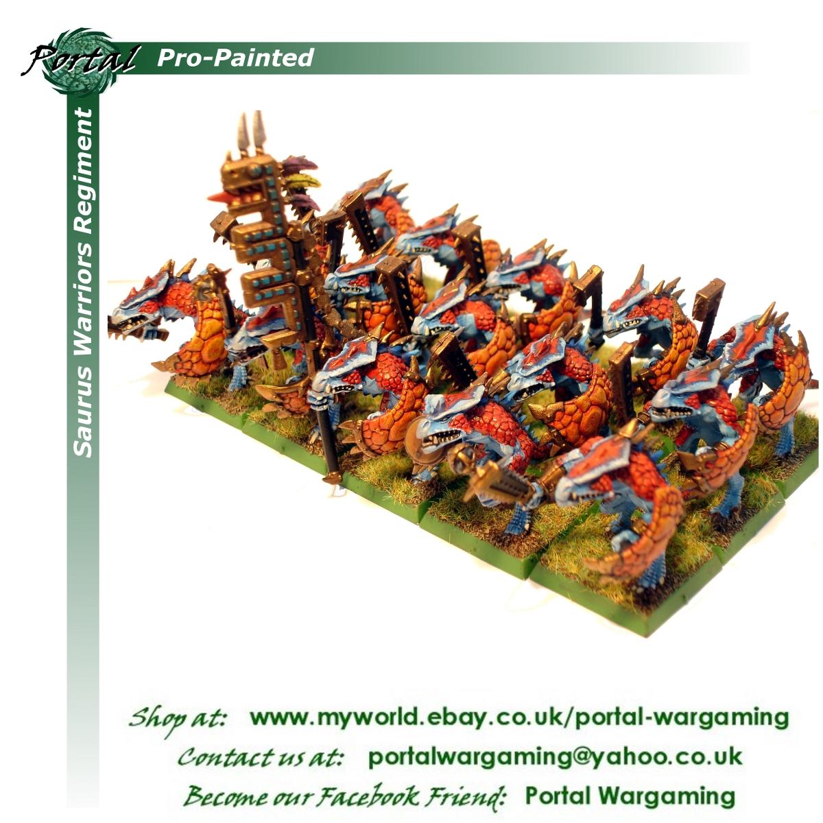 Lizardmen, Pro-painted, Warhammer Fantasy