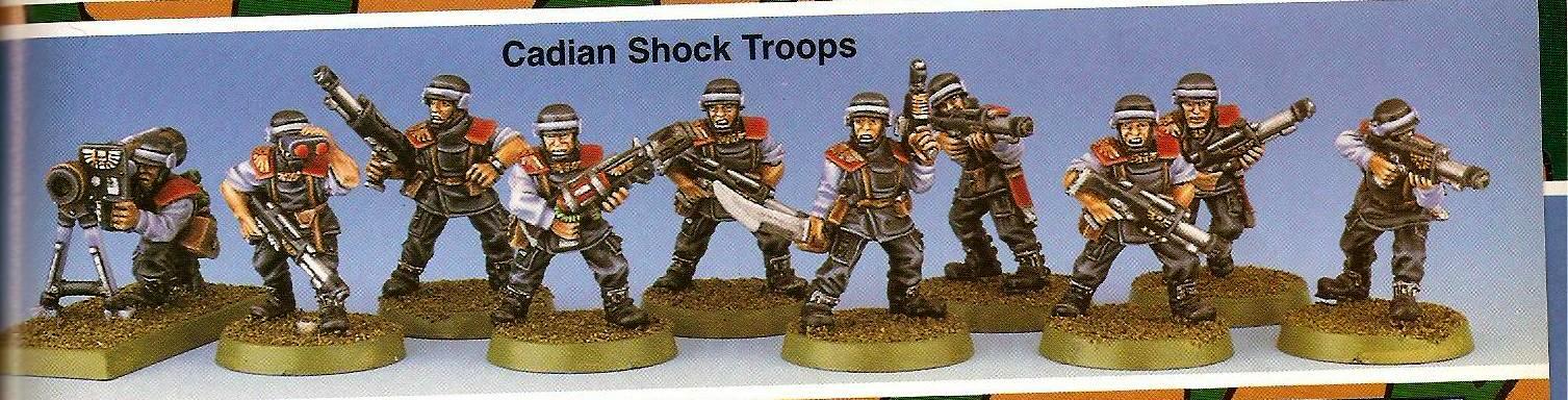Cadians, Copyright Games Workshop, Imperial Guard, Retro Review, White Dwarf